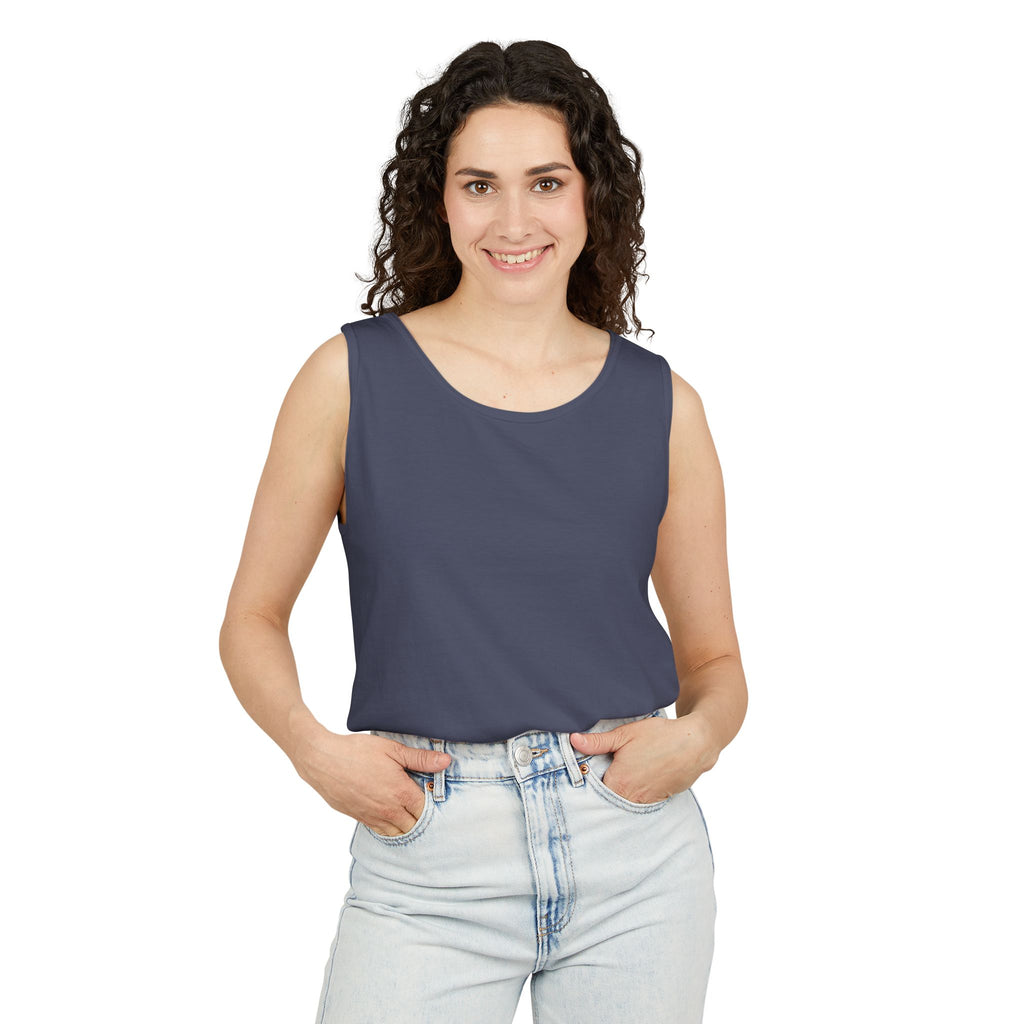 Summer Vibes Unisex Tank Top - Retro Sun Graphic