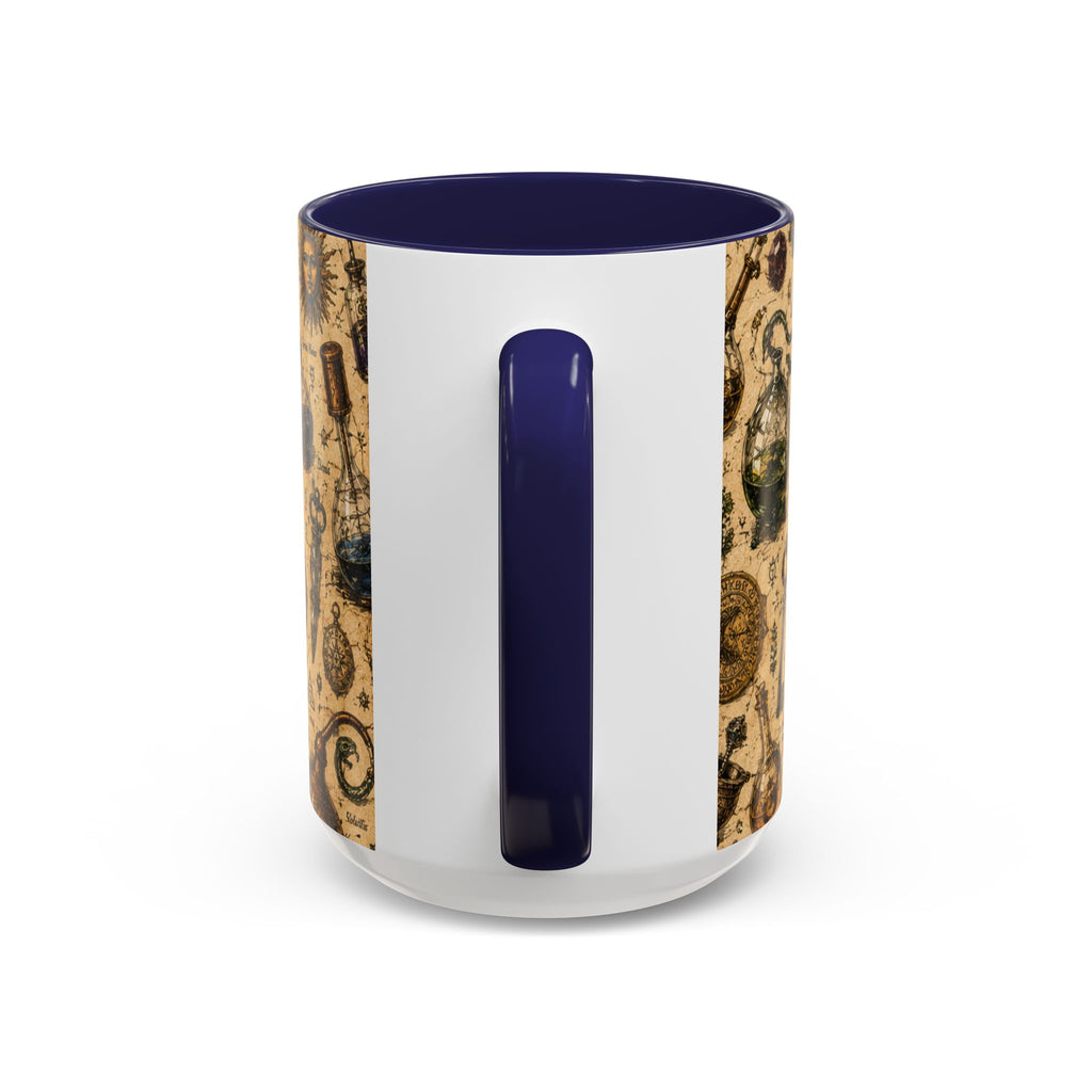 The Alchemist's Cabinet Coffee Mug — Vintage Apothecary Accent Mug (11/15 oz)