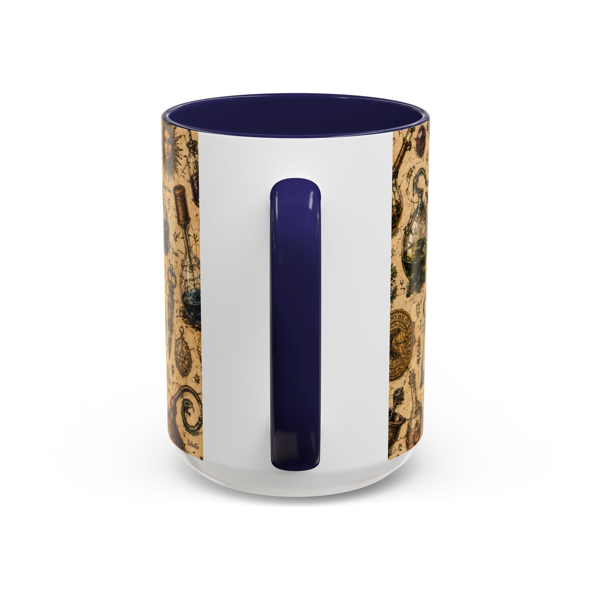 The Alchemist's Cabinet Coffee Mug — Vintage Apothecary Accent Mug (11/15 oz)