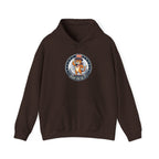 Patriotic Cat Hoodie — "Ready for the Stars" Graphic Pullover