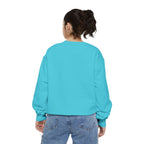 Floral Meadow Sweatshirt — Pink Cosmos Garden Crewneck