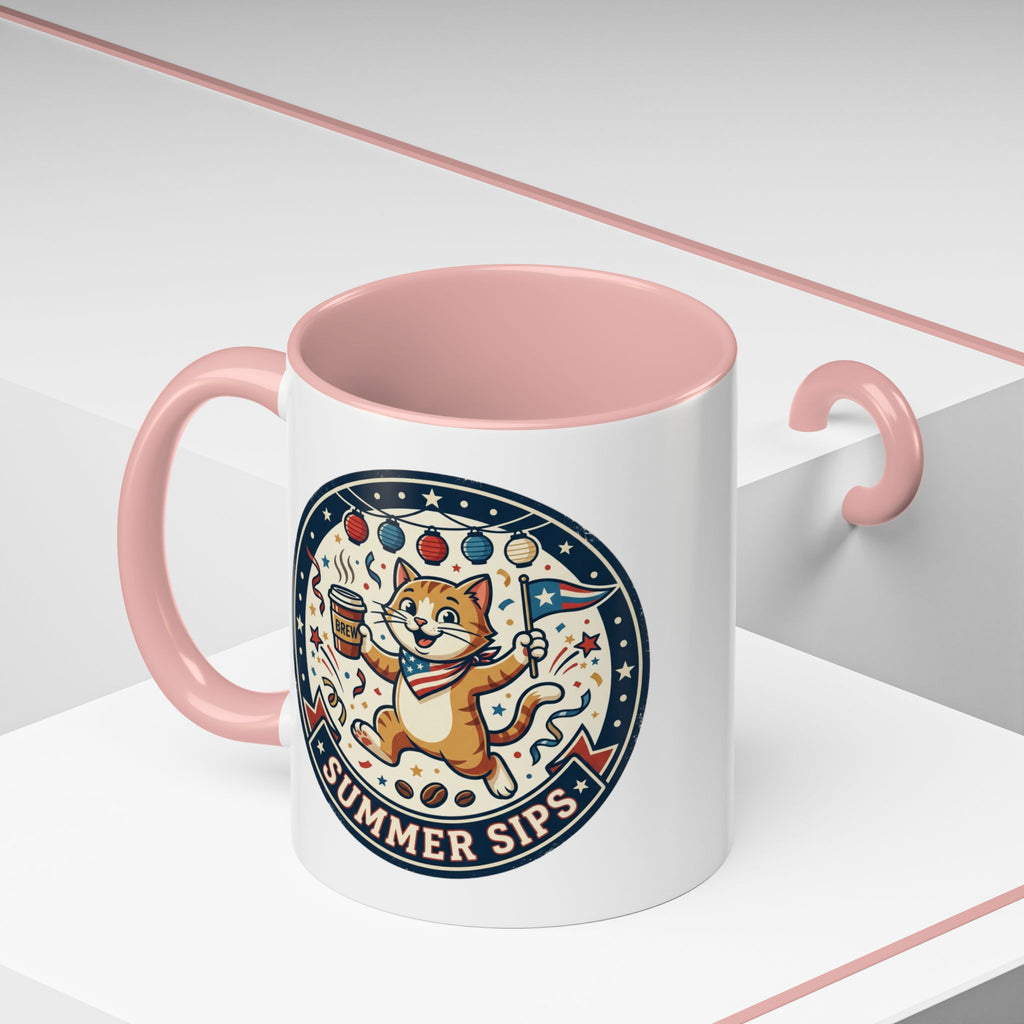 Space Camper Patch Coffee Mug — Retro Astronaut Camper 11/15oz Accent Mug