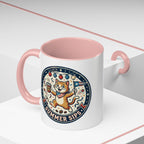 Space Camper Patch Coffee Mug — Retro Astronaut Camper 11/15oz Accent Mug