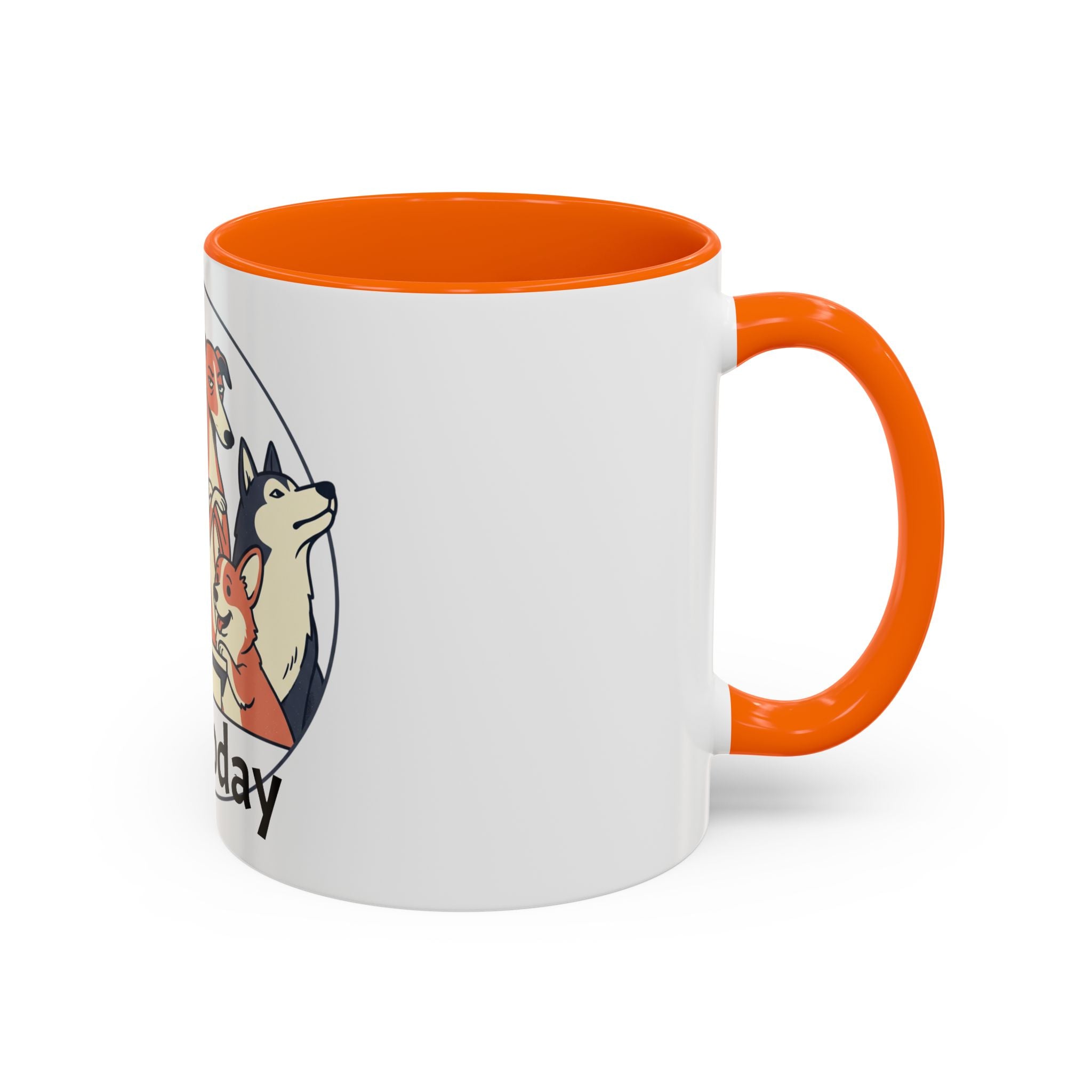 Accent Mug — 'Not Today' Dog Pack Coffee Mug (11/15oz)