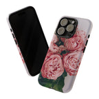 Tough Case — Pink Peonies Floral Phone Case