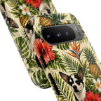 Tropical chihuahua Phone Case — Floral Pineapple Protective Tough Case