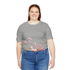 Floral Meadow Tee – Pink Wildflower Field Graphic T-Shirt