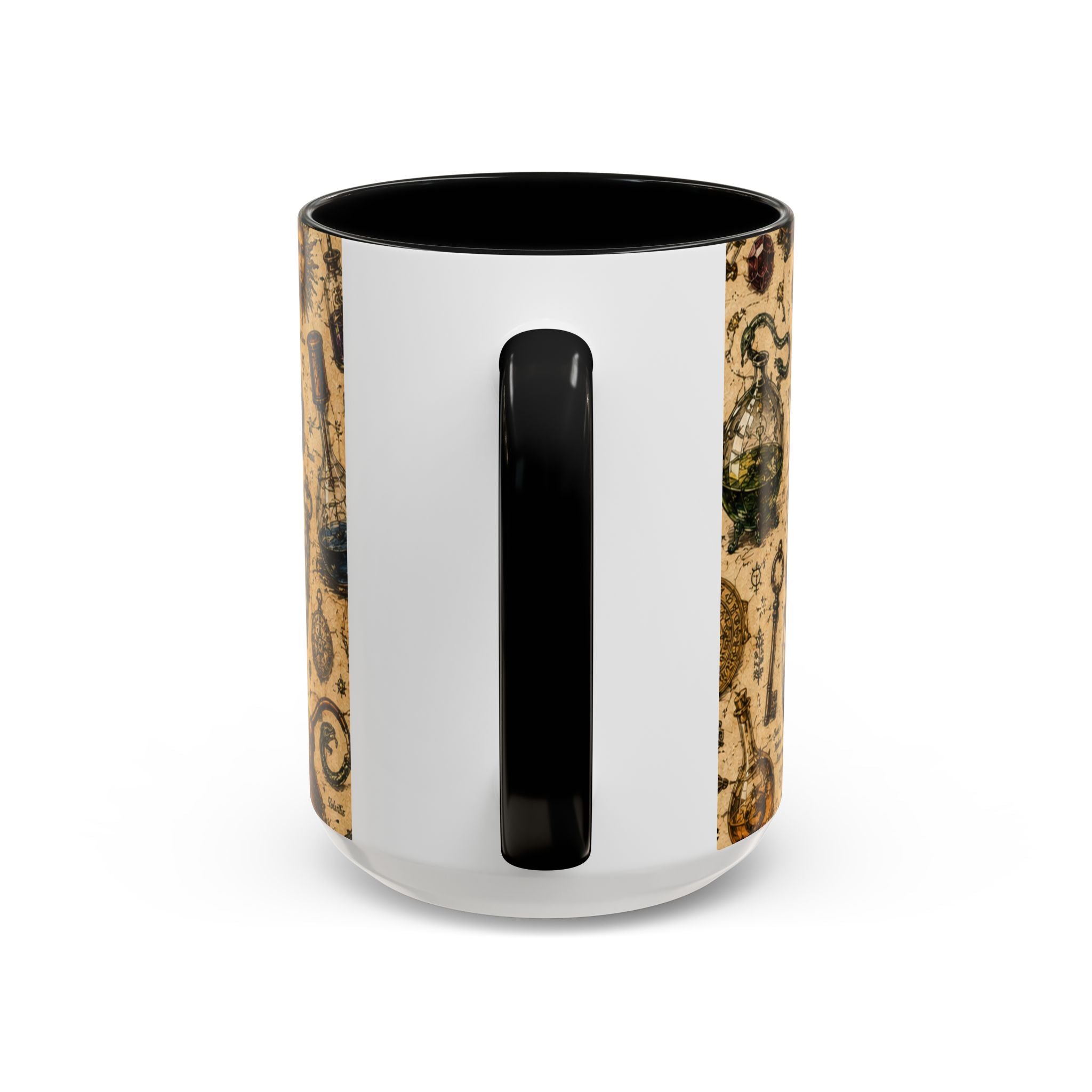 The Alchemist's Cabinet Coffee Mug — Vintage Apothecary Accent Mug (11/15 oz)