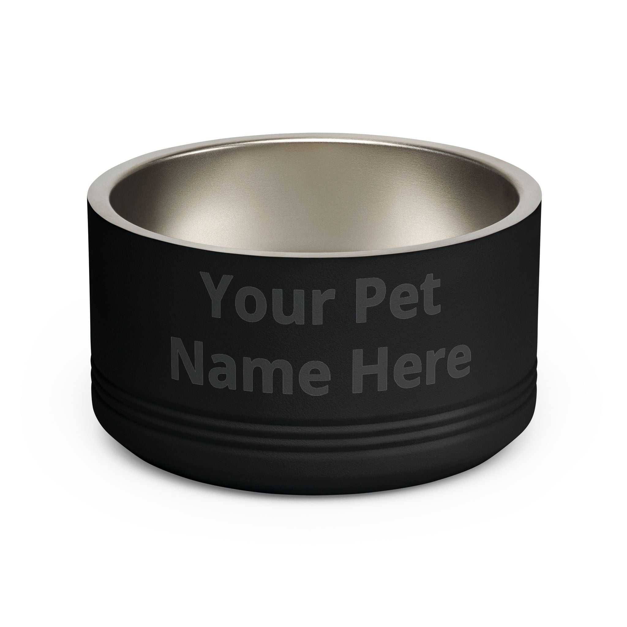 Personalized Pet Bowl – Custom Name 18oz Stainless Steel Dog & Cat Feeding Bowl