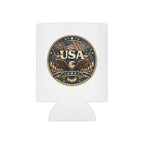 USA Eagle Can Cooler - Patriotic American Flag Beer Holder for 4th of July