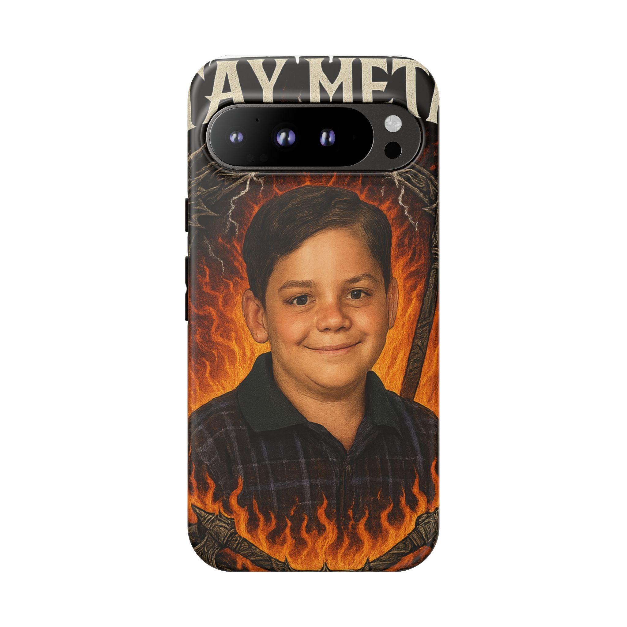 Metalhead Phone Case, Tough Cases for Music Lovers, Personalize with Unique Art, Gift for Metal Fans, Rock Lover's Accessory