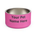 Personalized Pet Bowl – Custom Name 18oz Stainless Steel Dog & Cat Feeding Bowl