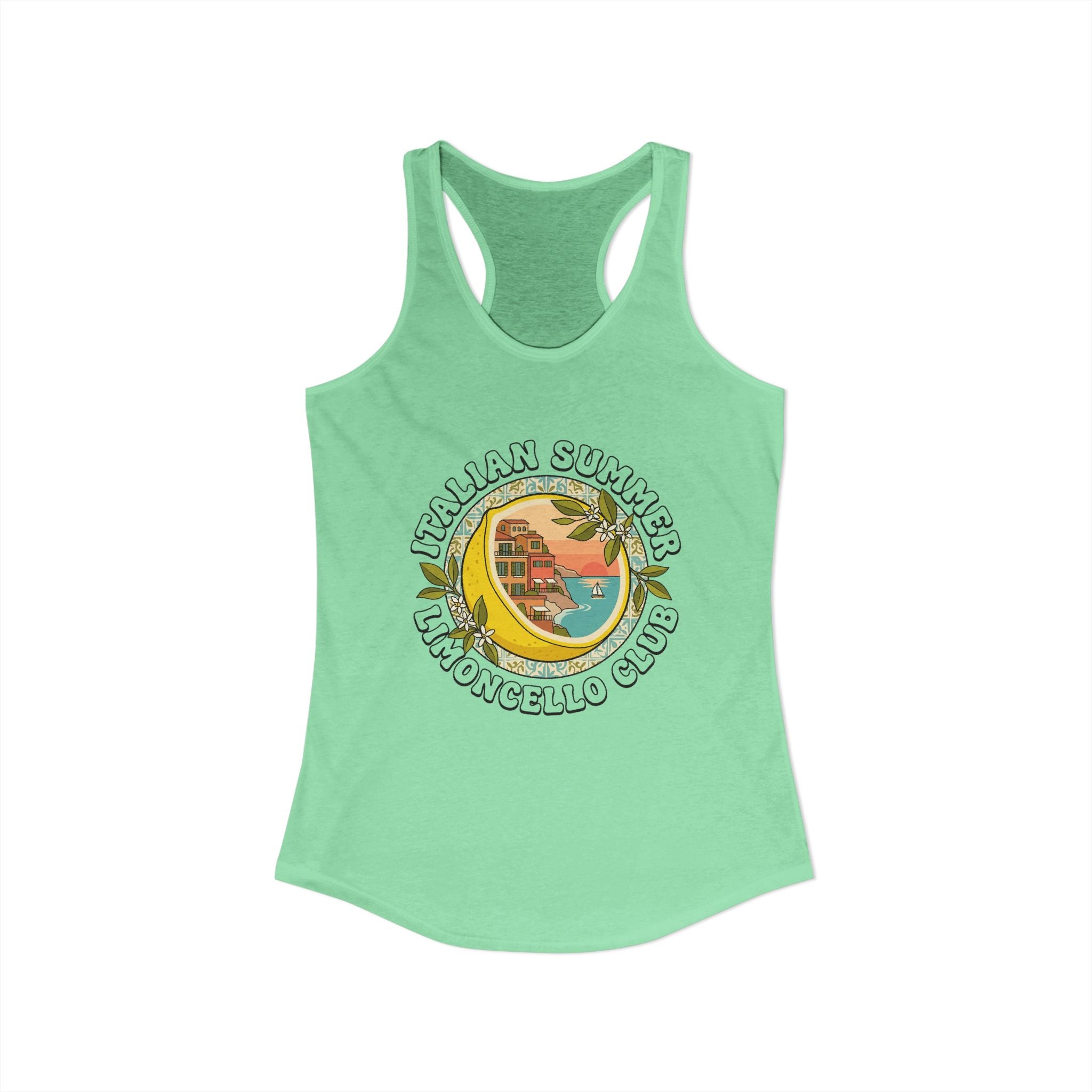 Women's Ideal Racerback Tank - Italian Summer