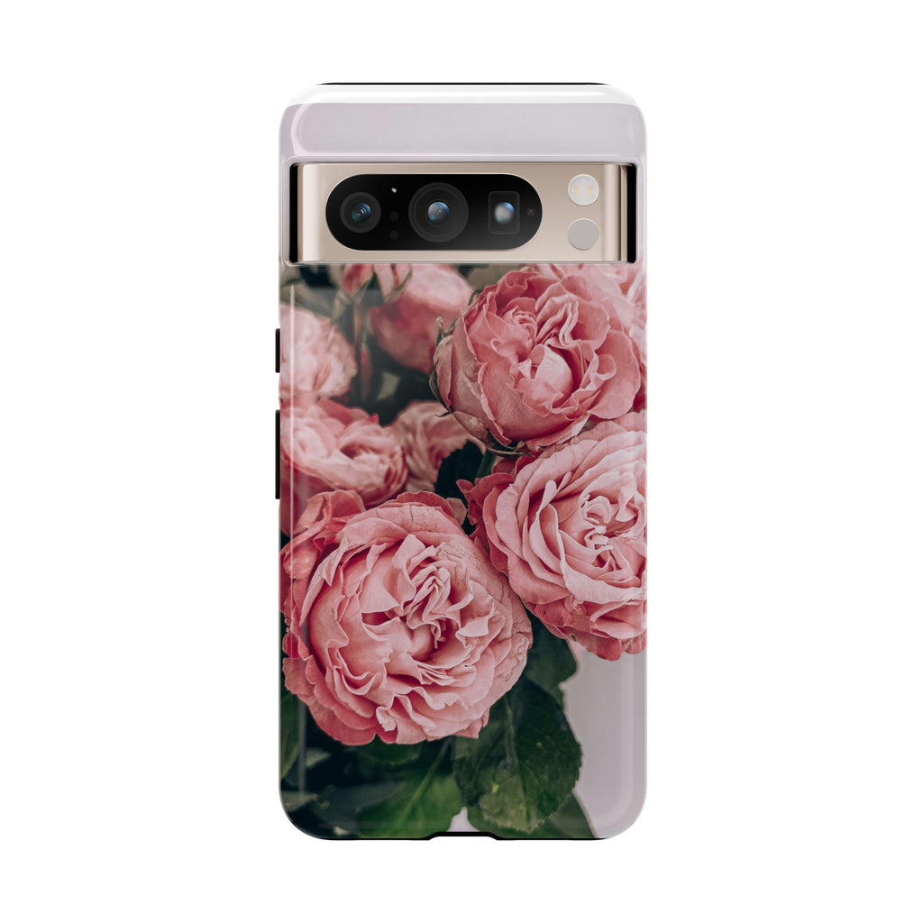 Tough Case — Pink Peonies Floral Phone Case