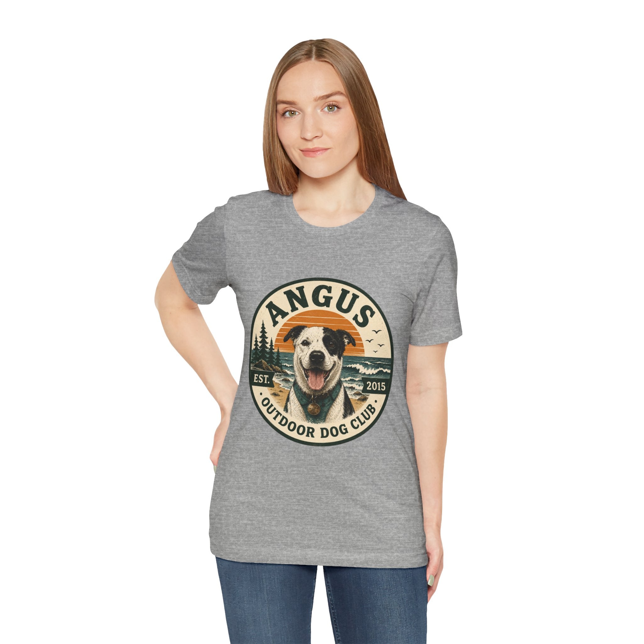 Angus Dog Photo Collage T-Shirt