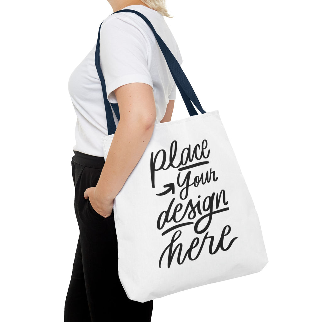 Custom Printed Tote Bag — Personalized All-Over-Print Canvas Shopper