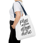 Custom Printed Tote Bag — Personalized All-Over-Print Canvas Shopper
