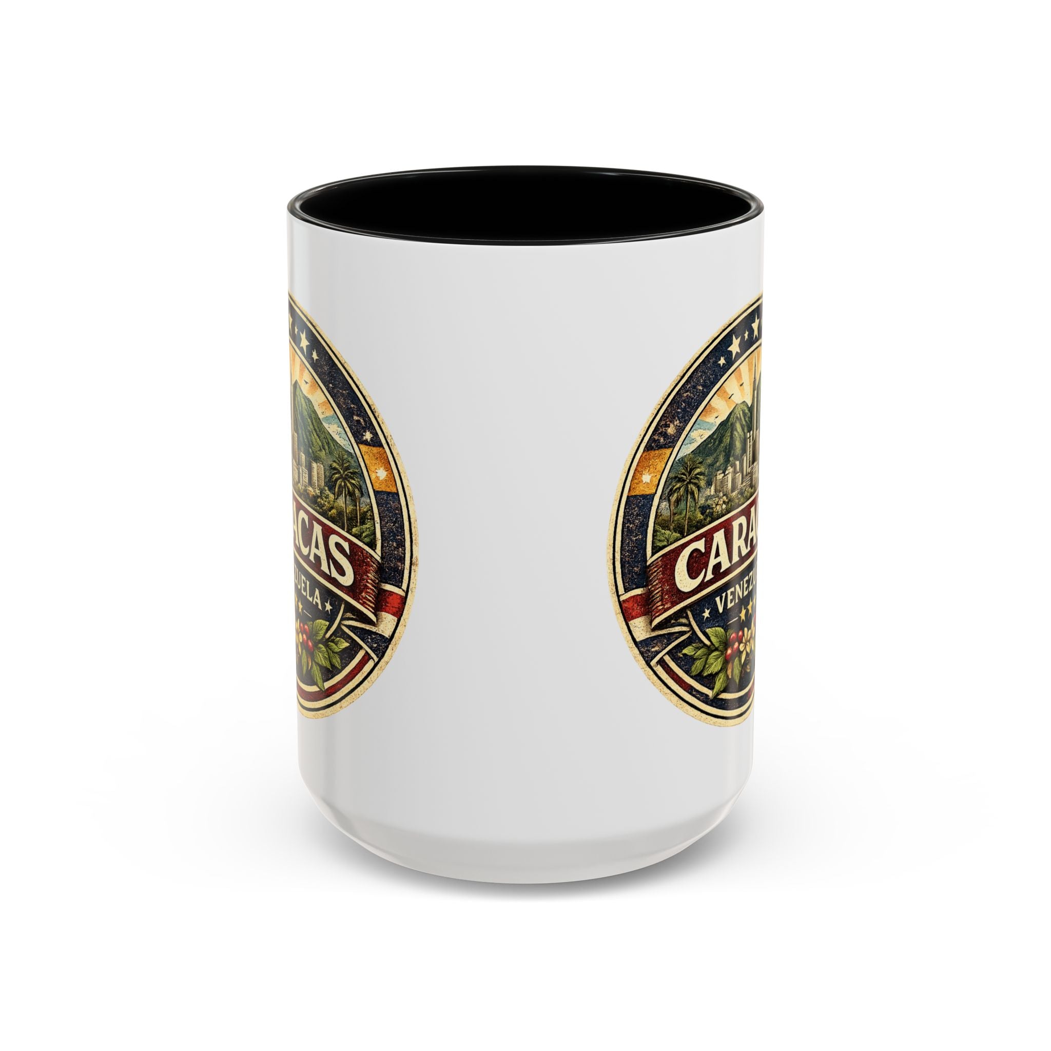 Caracas Venezuela Vintage Travel Accent Coffee Mug