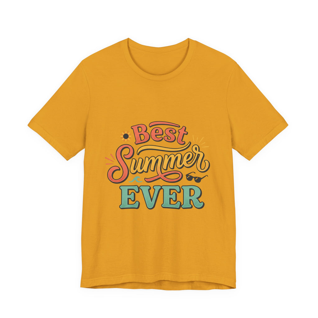 Best Summer Ever T-Shirt — Retro Colorful Vacation Tee