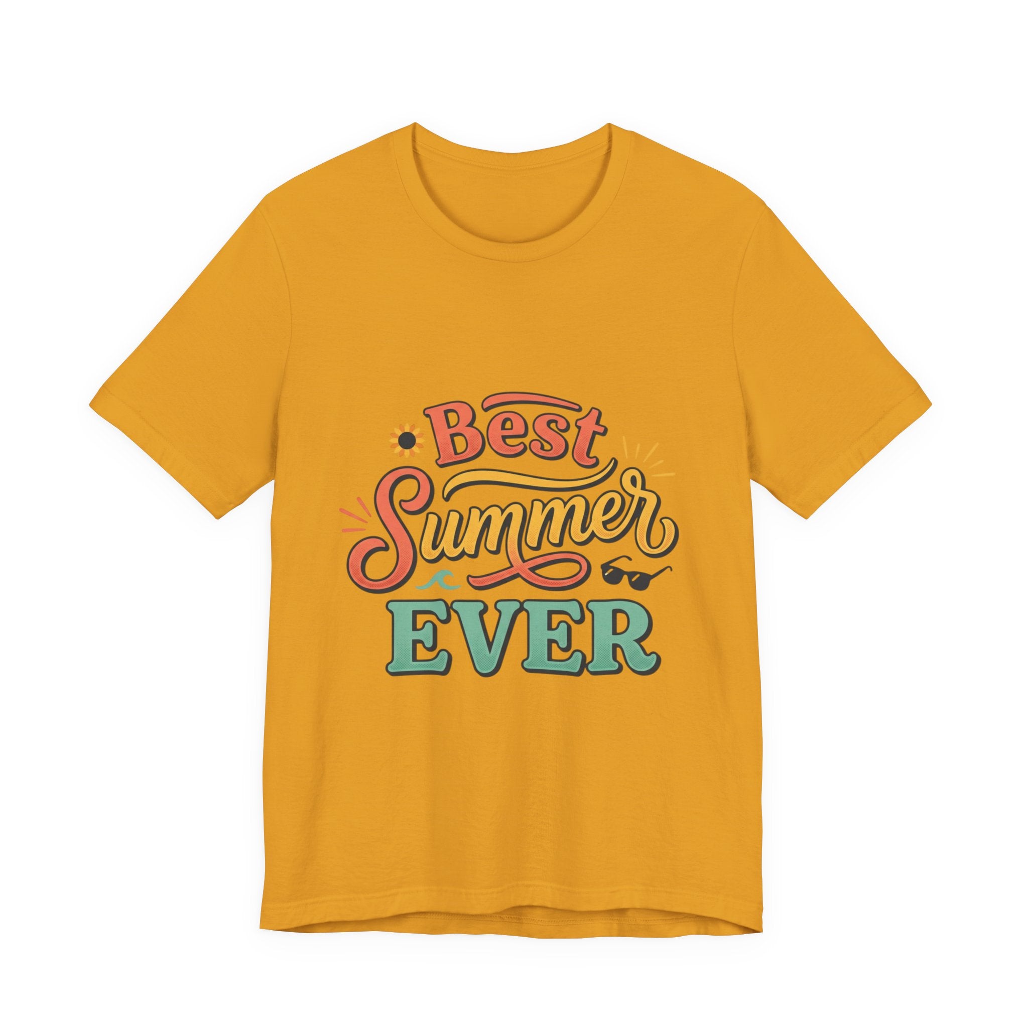 Best Summer Ever T-Shirt — Retro Colorful Vacation Tee