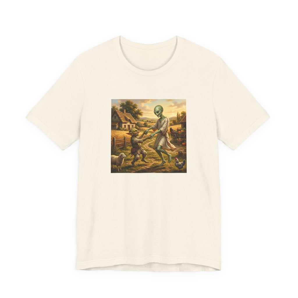 Alien Harvest Vintage Art T‑Shirt