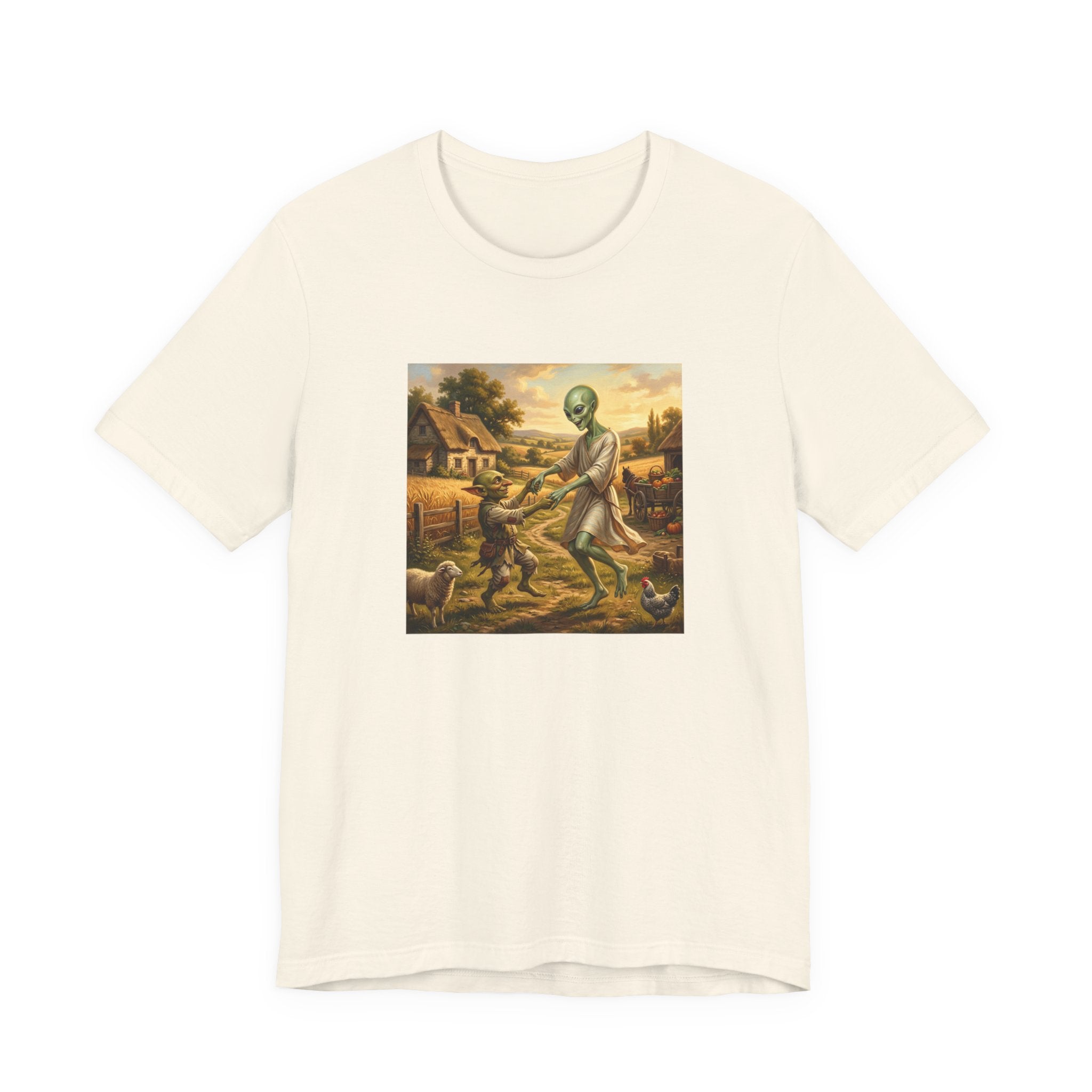 Alien Harvest Vintage Art T‑Shirt