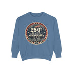 250th 4th of July Anniversary Sweatshirt — Patriotic Independence Day Crewneck