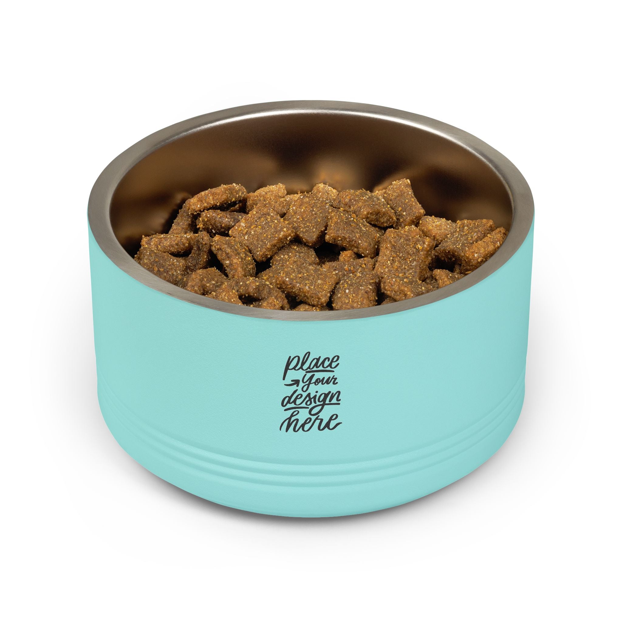 Personalized Pet Bowl – Custom Name 18oz Stainless Steel Dog & Cat Feeding Bowl