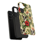 Tropical chihuahua Phone Case — Floral Pineapple Protective Tough Case
