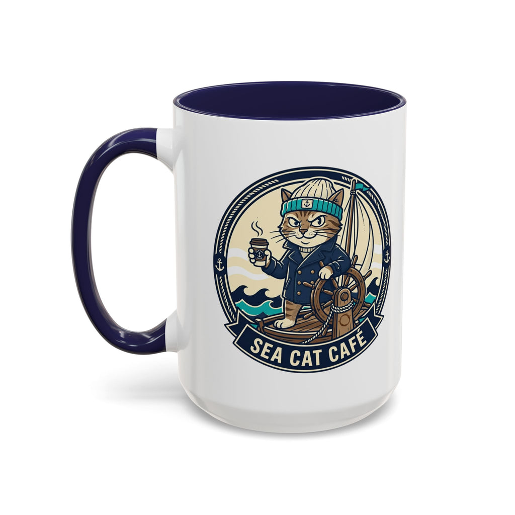 Nautical Sailboat Coffee Mug – Vintage Ocean Adventure Accent Mug