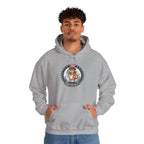 Patriotic Cat Hoodie — "Ready for the Stars" Graphic Pullover