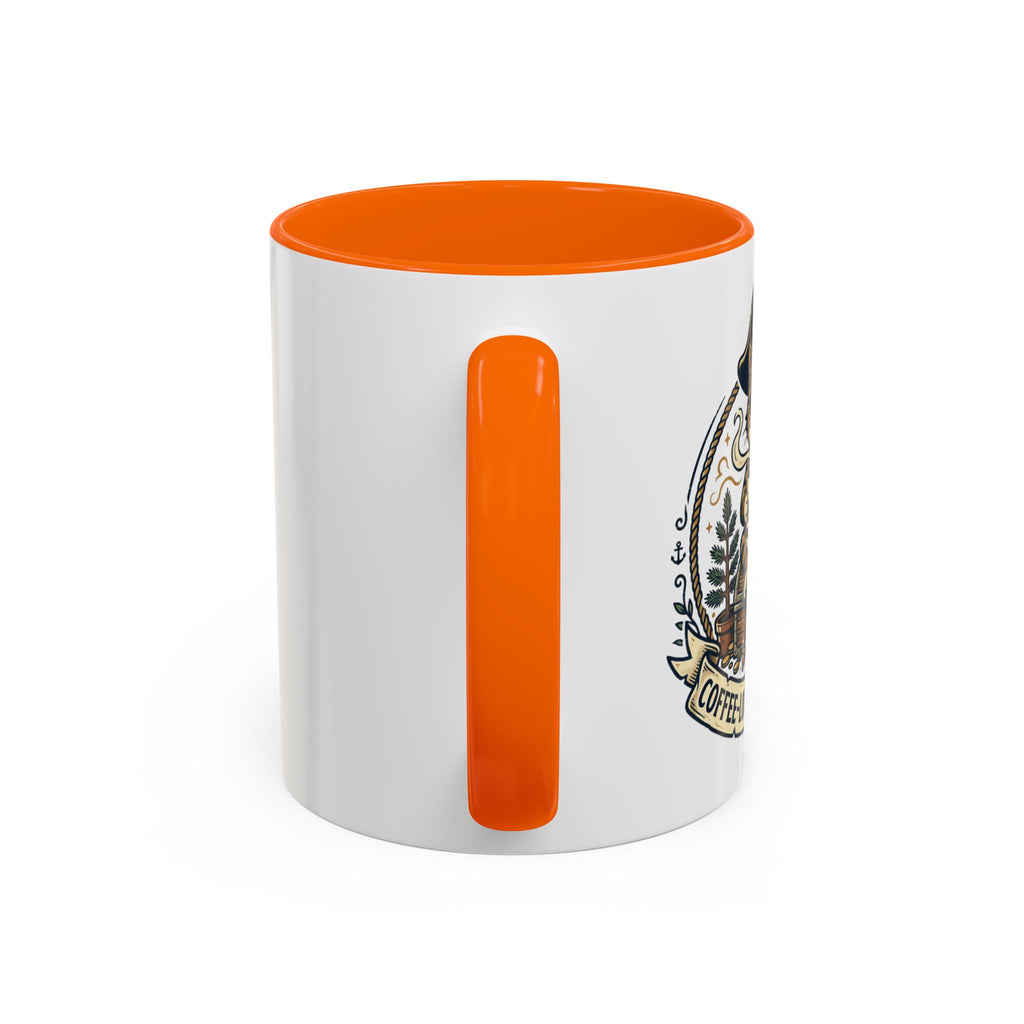 Vintage Sailor Anchor Coffee Mug — Nautical Tattoo Accent Mug (11/15oz)