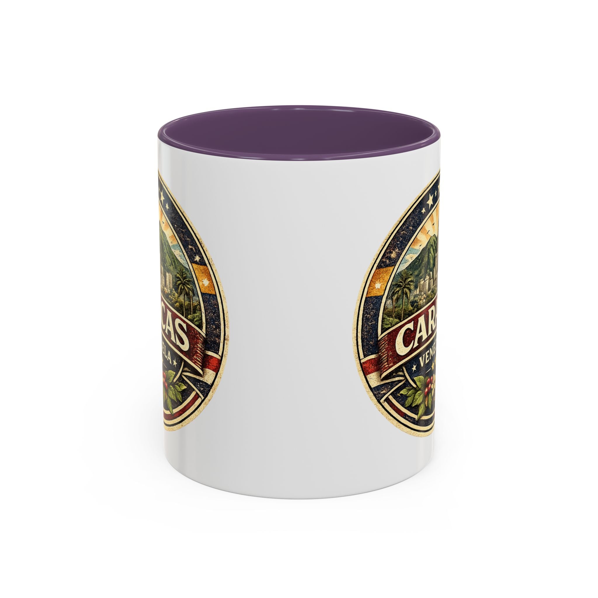 Caracas Venezuela Vintage Travel Accent Coffee Mug