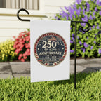 4th of July 250th Anniversary Garden Flag – Patriotic USA House Banner (1776–2026)