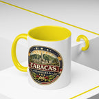Caracas Venezuela Vintage Travel Accent Coffee Mug