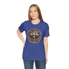 USA Eagle Vintage Patriotic T-Shirt — American Flag Graphic Tee