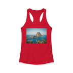 Women's Racerback Tank - Es Vedrà, Spain View