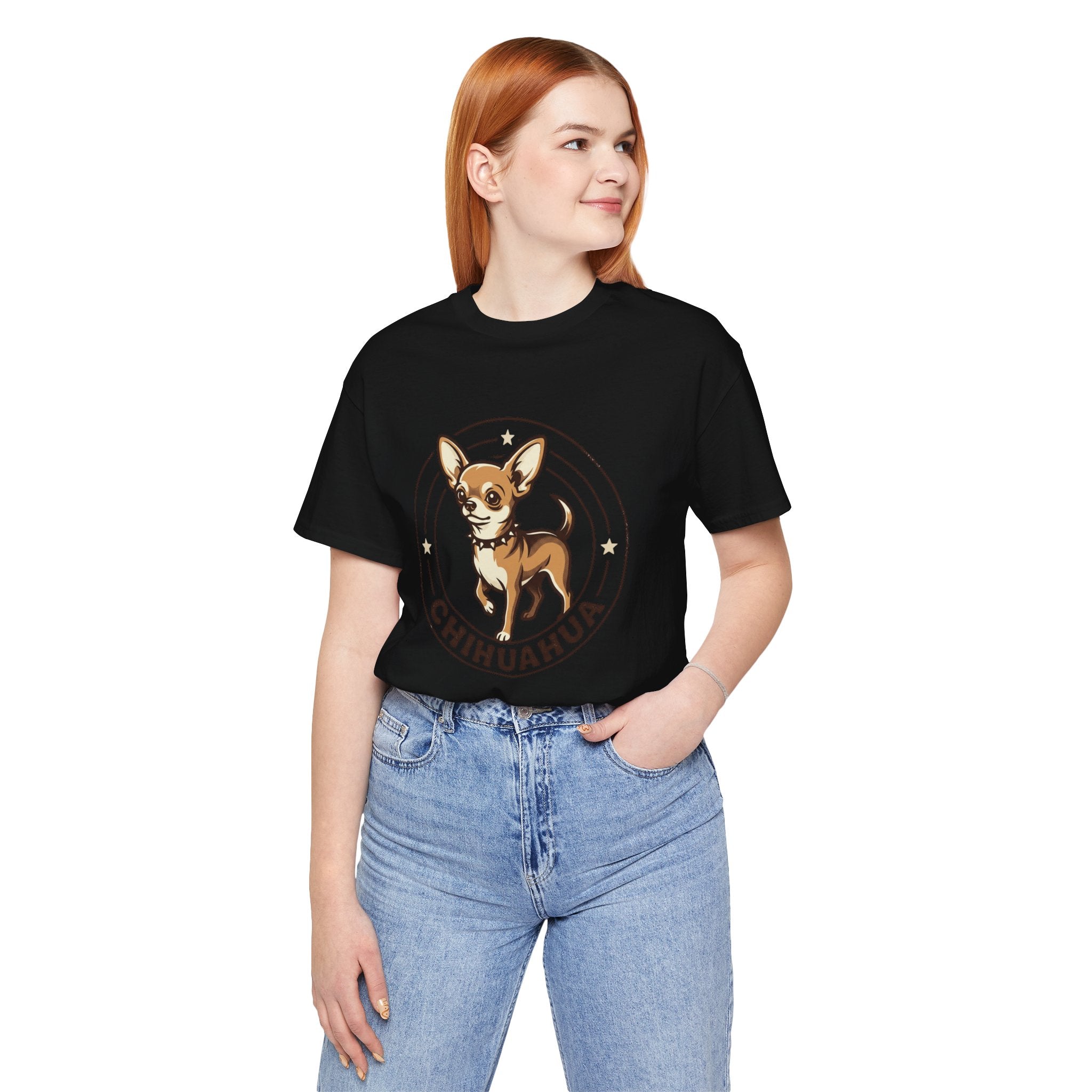 Chihuahua Graphic Tee — Cute Cartoon Dog T‑Shirt for Chihuahua Lovers