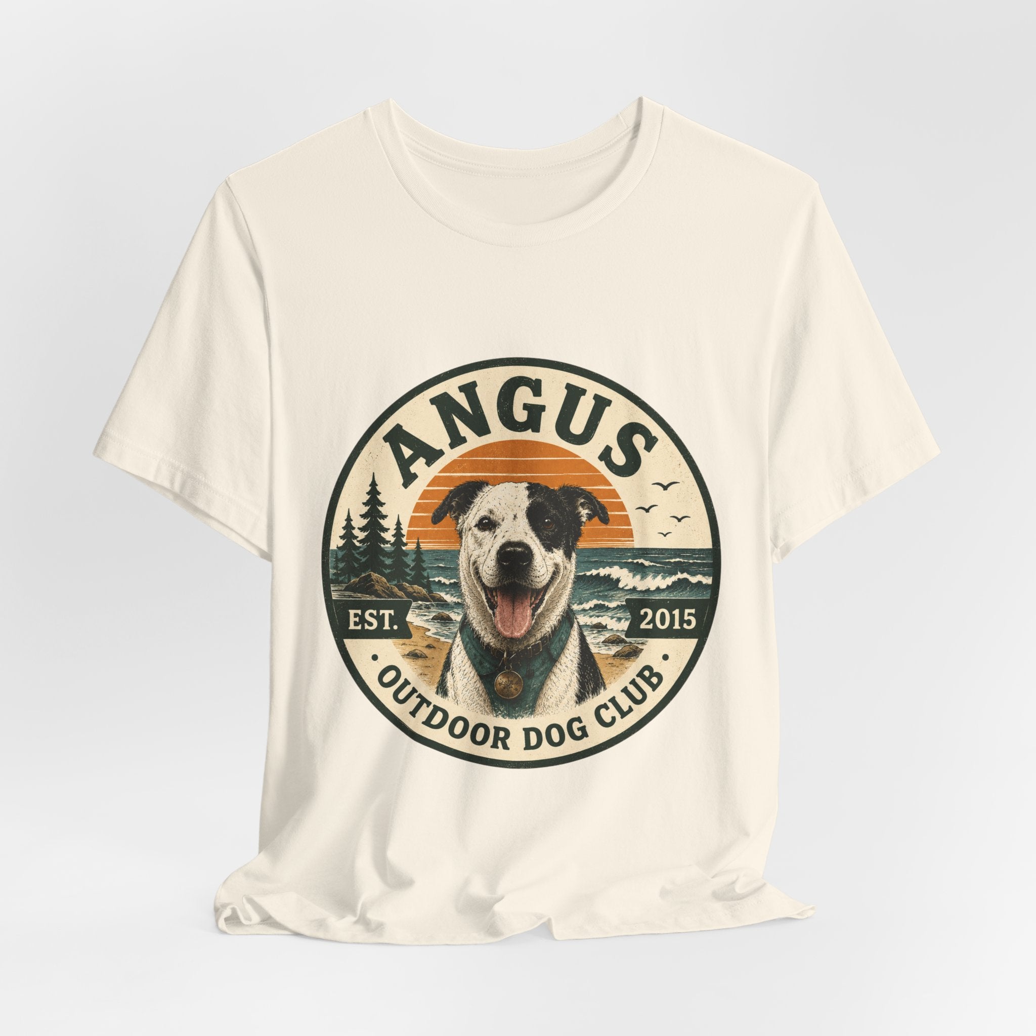 Angus Dog Photo Collage T-Shirt