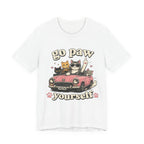 Go Paw Yourself Cat Tee – Cute Retro Cats in Convertible T‑Shirt
