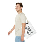 Custom Printed Tote Bag — Personalized All-Over-Print Canvas Shopper
