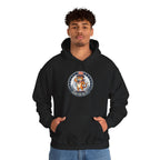 Patriotic Cat Hoodie — "Ready for the Stars" Graphic Pullover