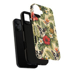 Tropical chihuahua Phone Case — Floral Pineapple Protective Tough Case