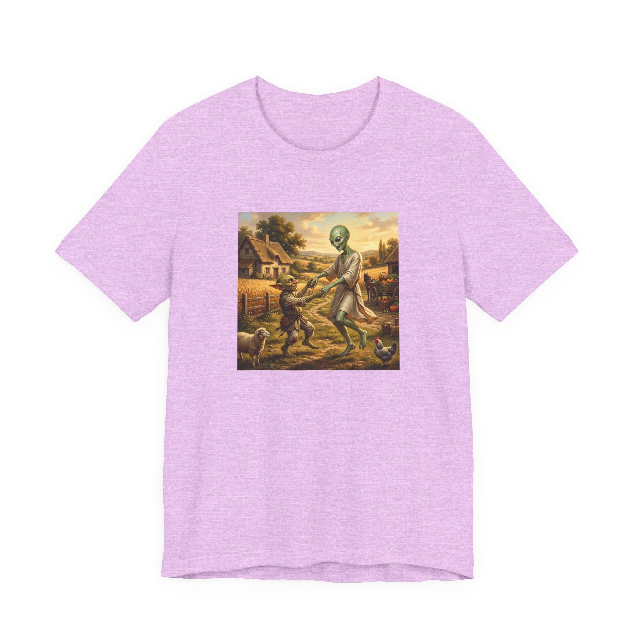 Alien Harvest Vintage Art T‑Shirt