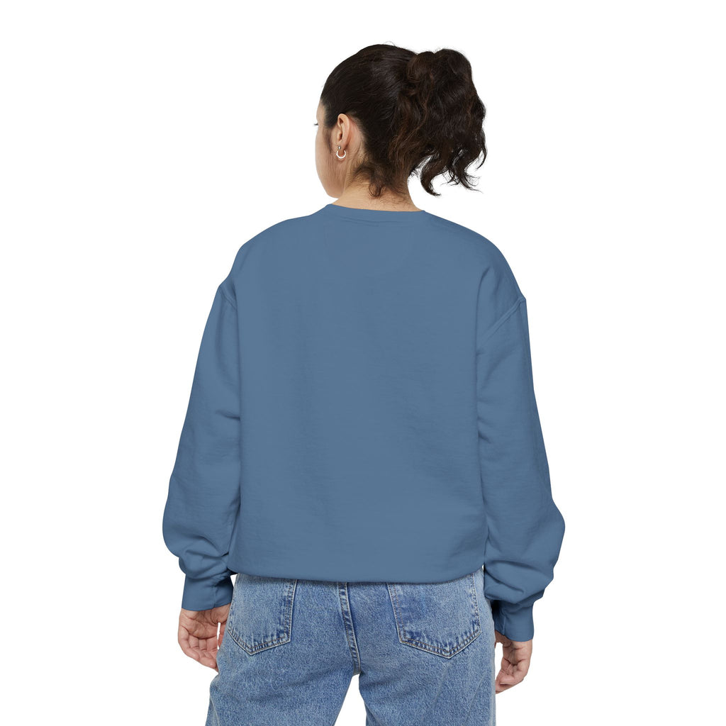 Floral Meadow Sweatshirt — Pink Cosmos Garden Crewneck