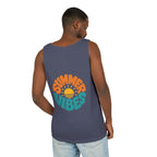 Summer Vibes Unisex Tank Top - Retro Sun Graphic