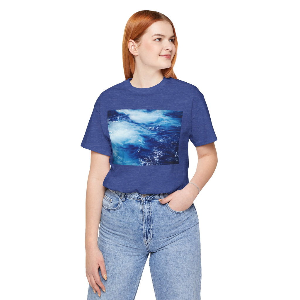 Ocean Waves  Tee — Blue Water Photography T-Shirt