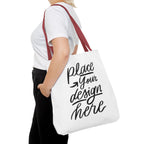 Custom Printed Tote Bag — Personalized All-Over-Print Canvas Shopper