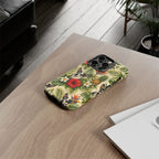 Tropical chihuahua Phone Case — Floral Pineapple Protective Tough Case