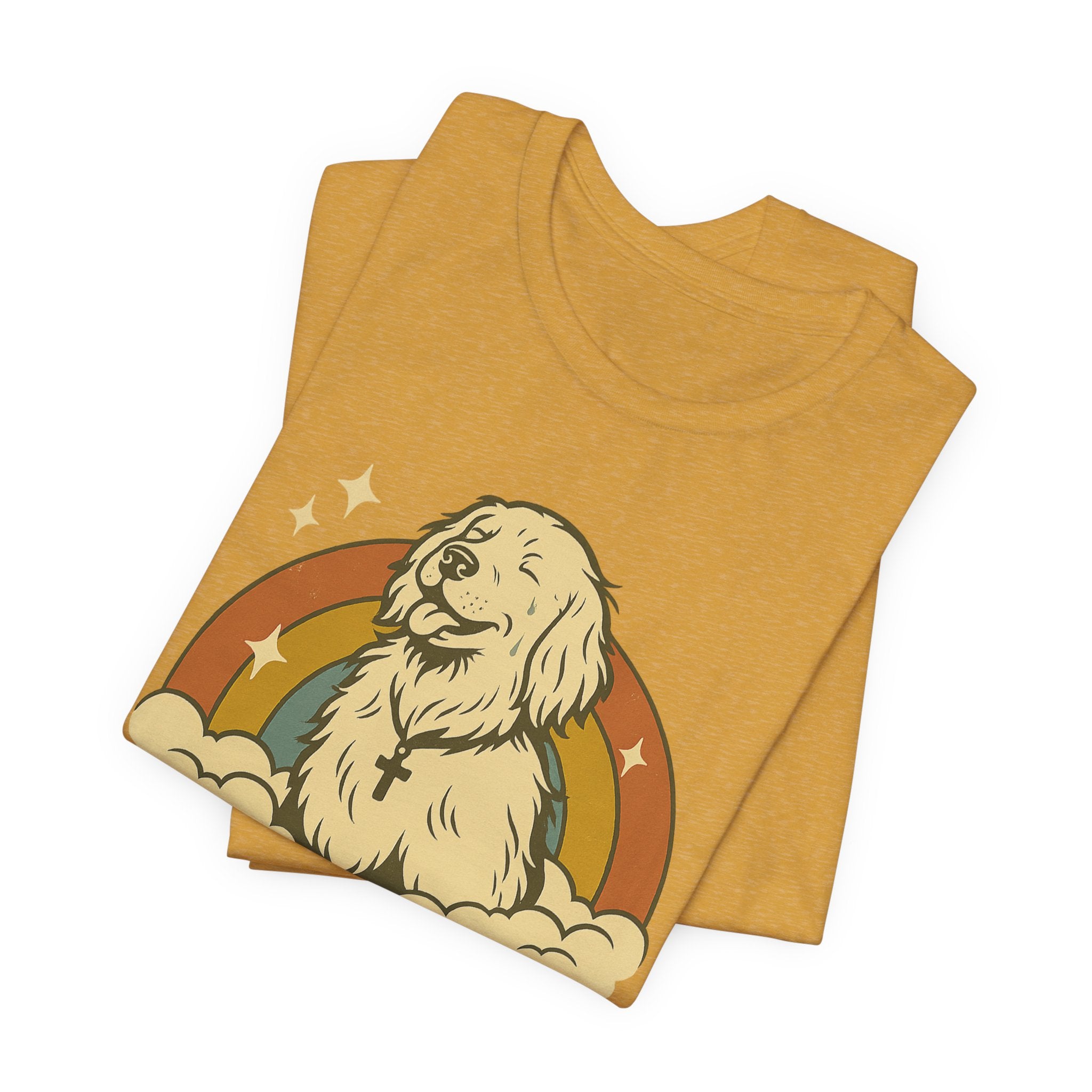 "Dog Hair Is My Glitter" – Retro Golden Vibes Edition